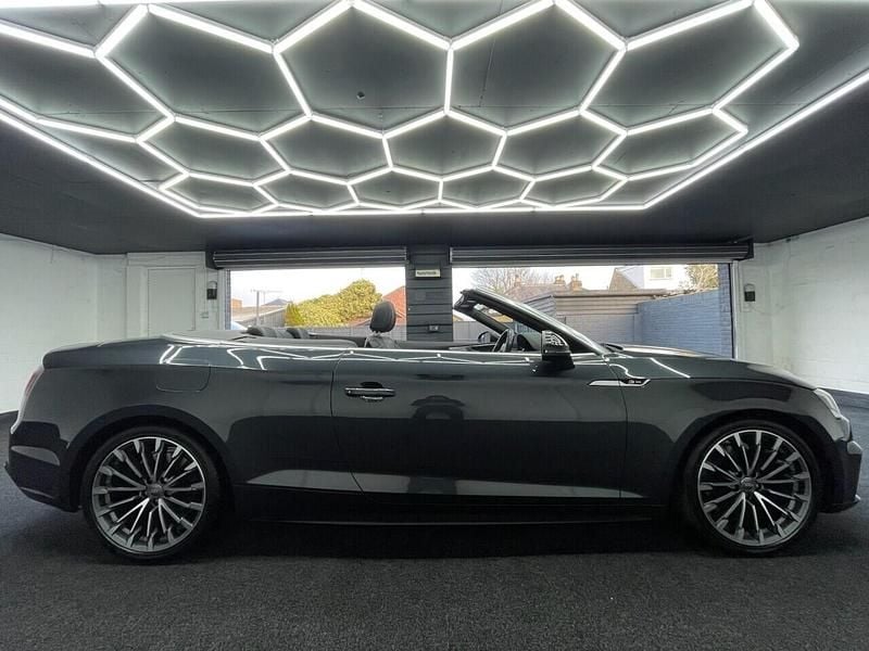 Used Audi A5 Cabriolet S-Line 190 HP (139 kW) 2018 Grey Cabriolet