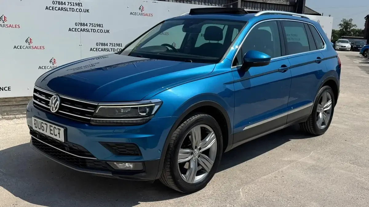 Used VW Tiguan SEL 150 HP (110 kW) 2017 Blue SUV