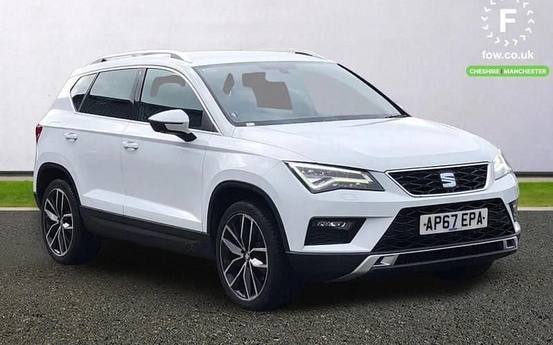 White Used 2018 Seat Ateca 4Drive SUV | £13,099 (Fair price) - Image 1/3