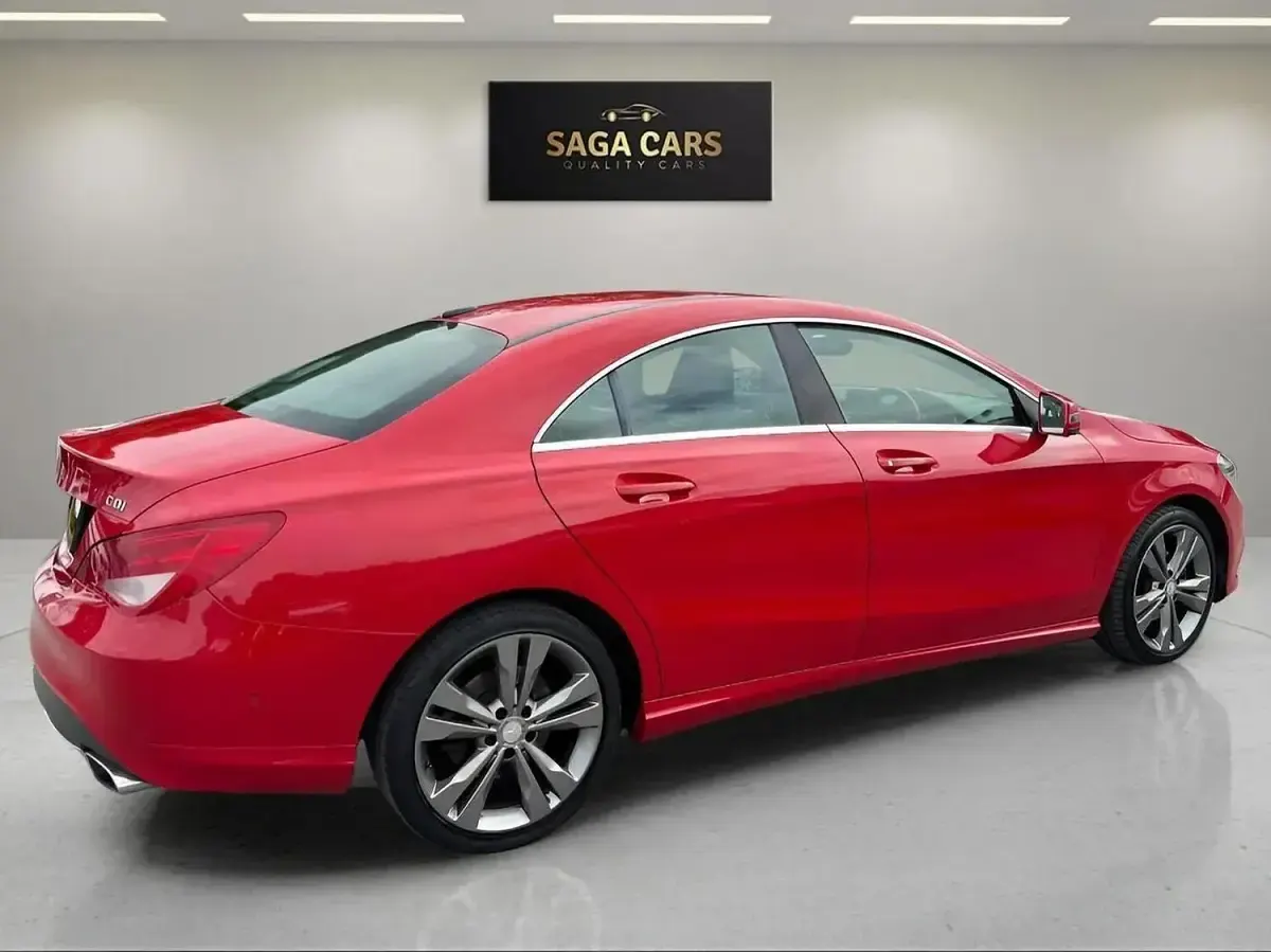 Used Mercedes CLA220 177 HP (130 kW) 2014 Red Coupe