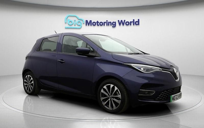 Used Renault Zoe GT-Line 100 kW (136 HP) 2022 Blue Hatchback