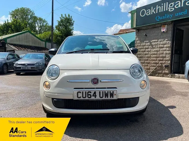 Used Fiat 500 Pop 69 HP (50 kW) 2014 White Hatchback