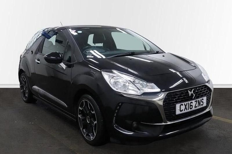 Black Used 2016 DS Automobiles DS3 Elegance Hatchback | £3,995 (Good price) - Image 1/1