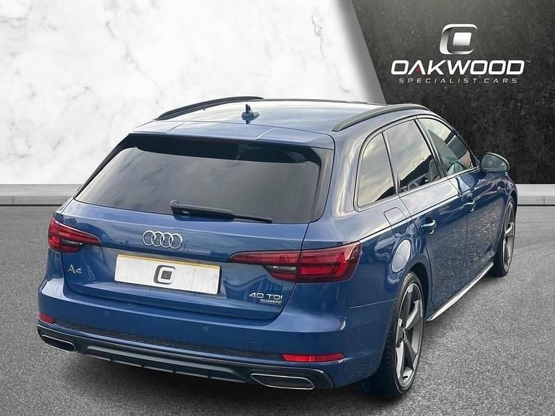 Used Audi A4 Black Edition 190 HP (139 kW) 2019 Blue Estate