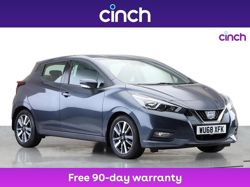 Grey Used 2018 Nissan Micra Acenta Hatchback | £7,399 (Fair price) - Image 1/3