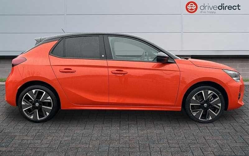 Used Vauxhall Corsa-e GS Line 100 kW (136 HP) 2022 Orange Hatchback