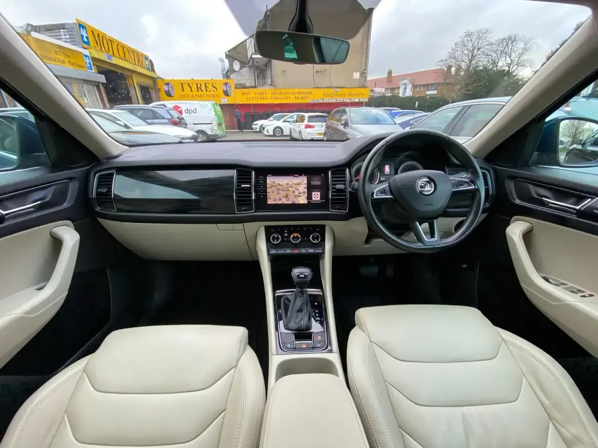 Used Skoda Kodiaq SE L 150 HP (110 kW) 2018 Blue SUV