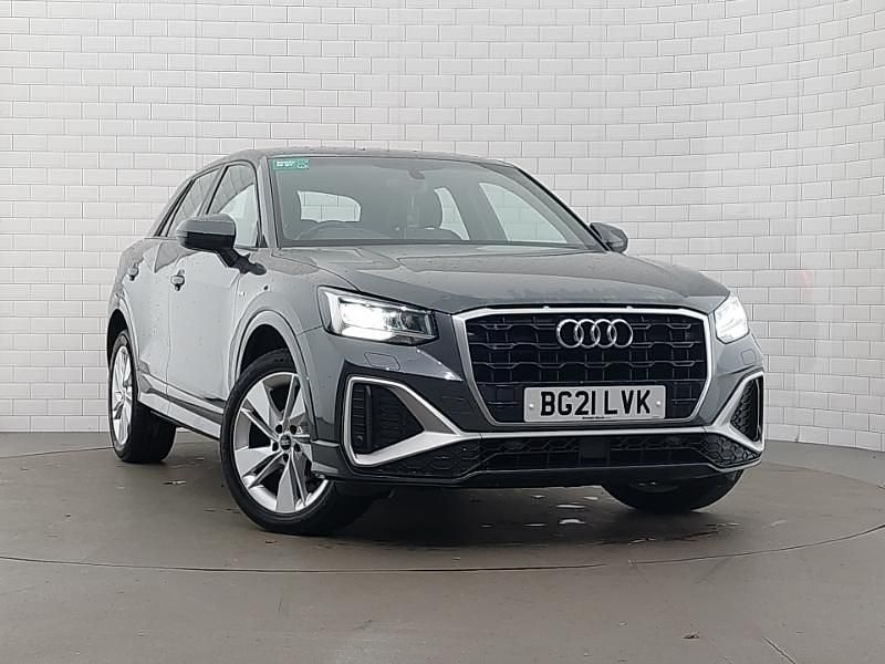 Grey Used 2021 Audi Q2 S-Line SUV | £18,998 (Fair price) - Image 1/4
