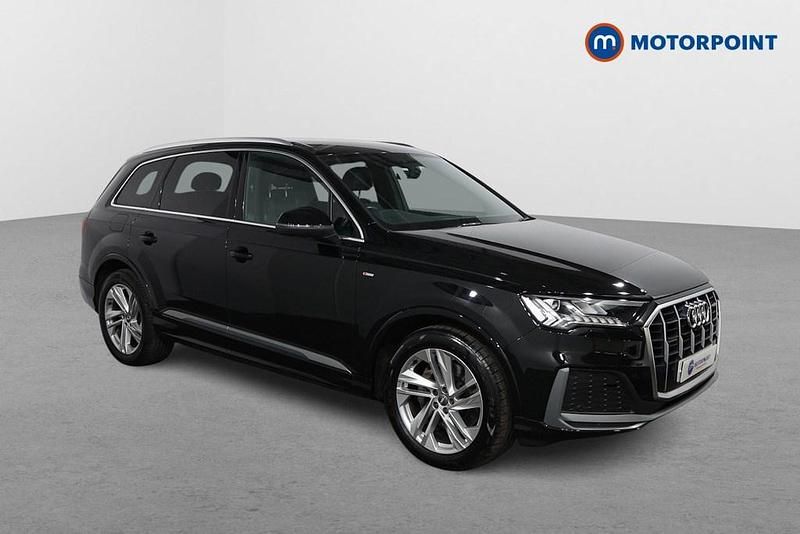 Black Used 2020 Audi Q7 S-Line SUV | £36,649 (Fair price) - Image 1/4