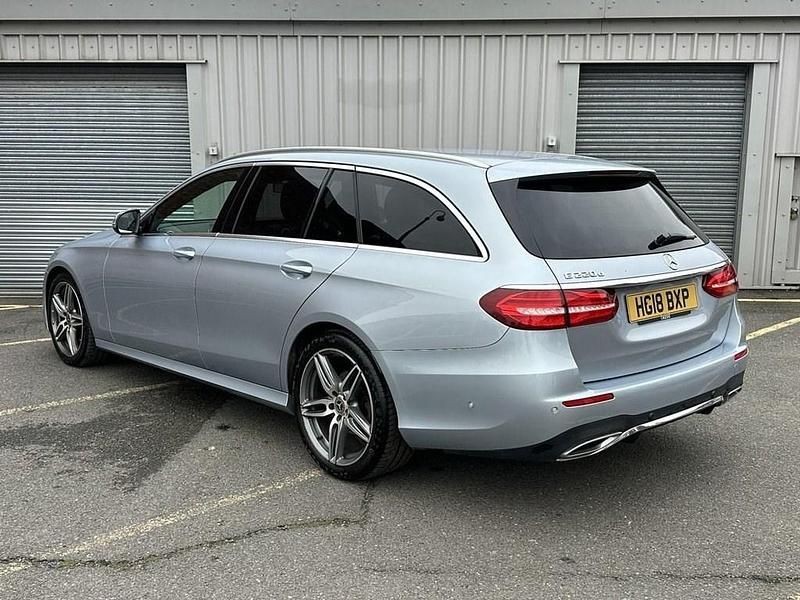 Used Mercedes E220 AMG line 194 HP (142 kW) 2018 Silver Estate