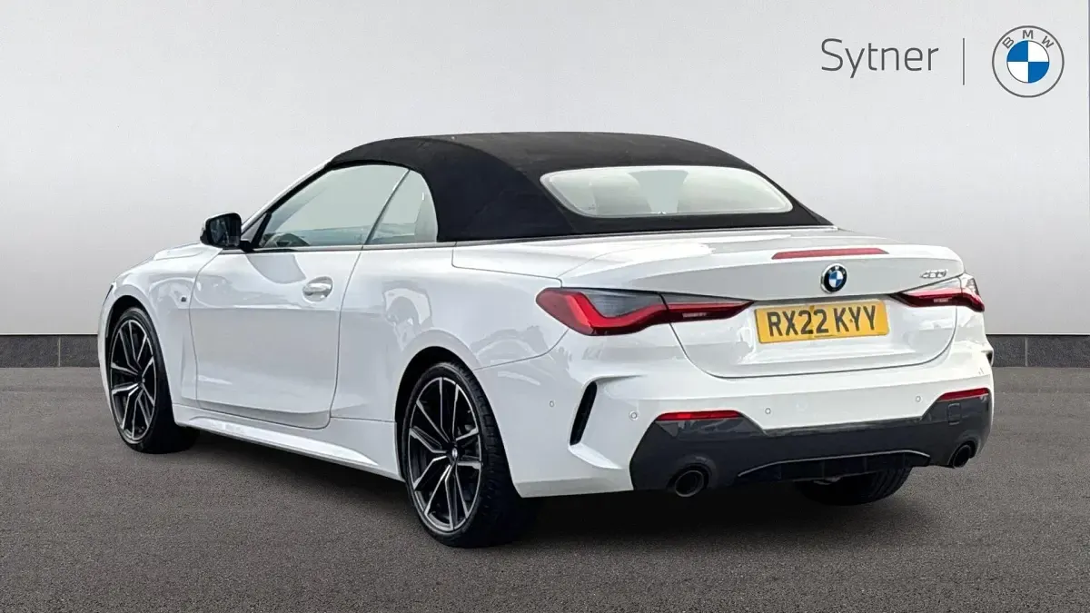 Usado BMW 420 M Sport 181 CV (133 kW) 2022 Blanco Descapotable