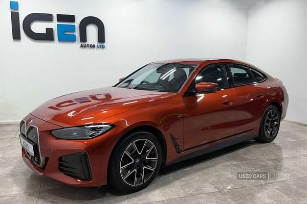 Orange Used 2022 BMW i4 M Sport Sedan | £26,495 (Expensive) - Image 1/3