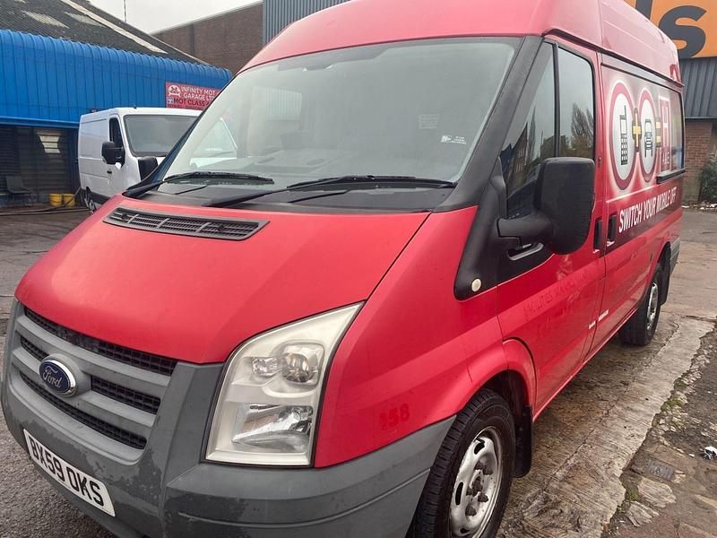 Red Used 2009 Ford Transit Van | £3,895 (Fair price) - Image 1/2