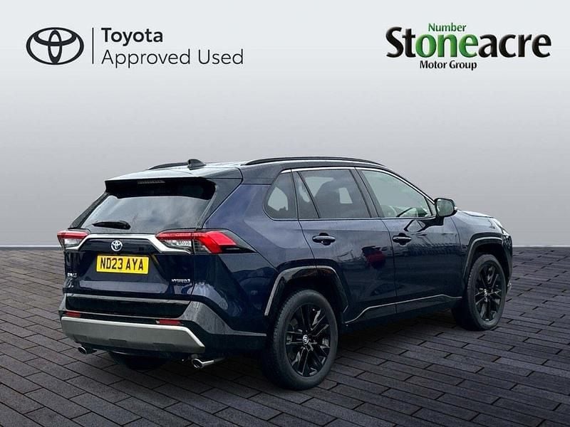 Used Toyota RAV4 Hybrid Premium 218 HP (160 kW) 2023 Blue/black SUV