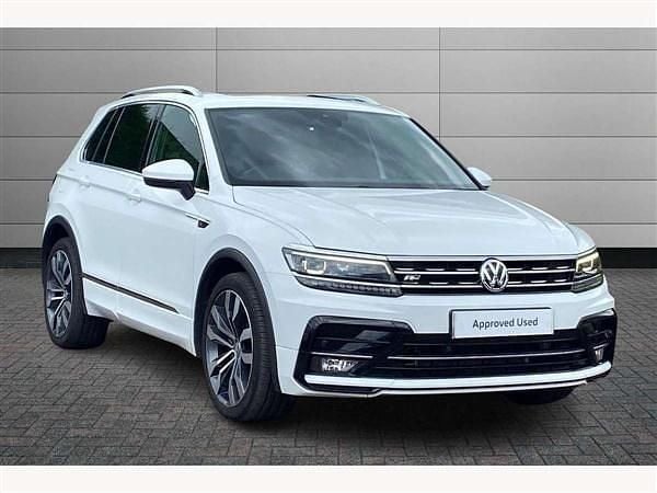 White Used 2018 VW Tiguan R-line SUV | £21,250 (Fair price) - Image 1/4