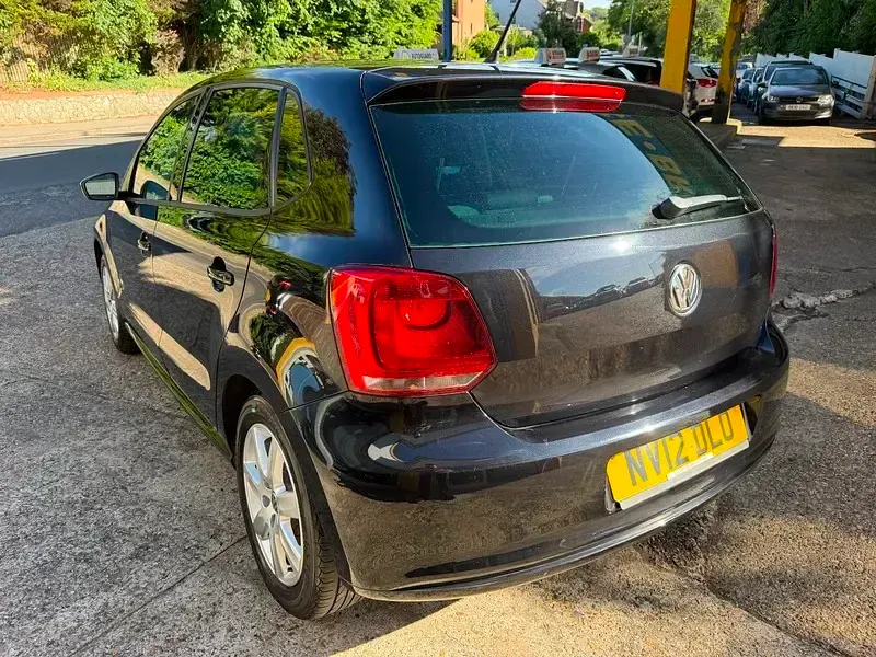 Used VW Polo Match 60 HP (44 kW) 2012 Black Hatchback