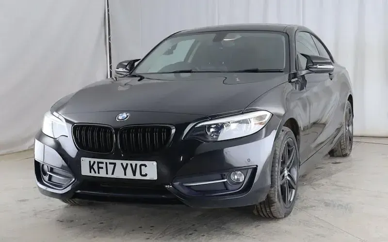 Used BMW 218 Sport Line 136 HP (100 kW) 2017 Black Coupe