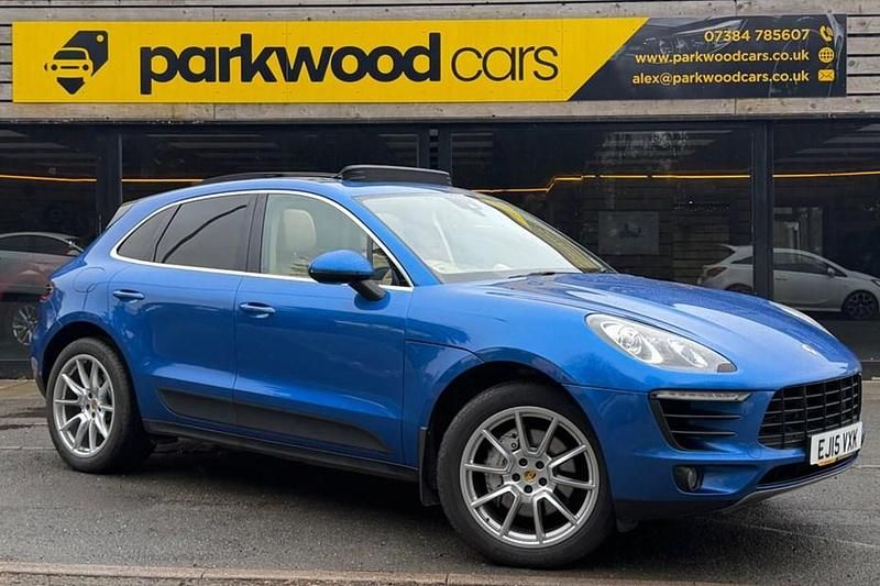 Used Porsche Macan 258 HP (189 kW) 2015 Blue SUV