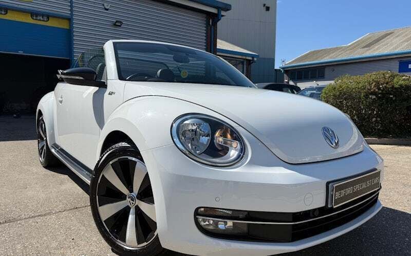 White Used 2013 VW Beetle Edition Cabriolet | £12,985 (A bit pricey) - Image 1/4