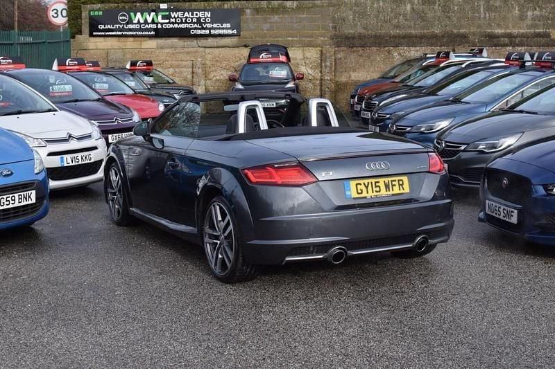 Used Audi TT Roadster S-Line 230 HP (169 kW) 2015 Grey Cabriolet