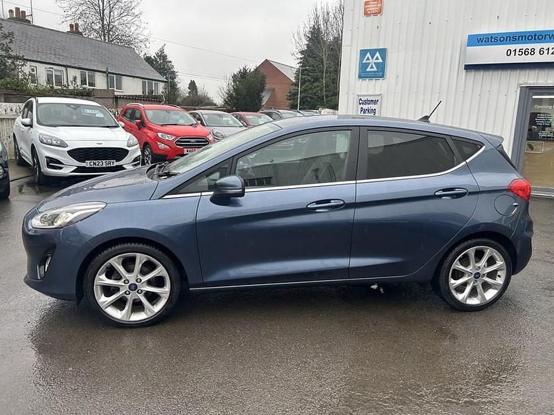 Used Ford Fiesta Titanium X 125 HP (91 kW) 2021 Blue Hatchback