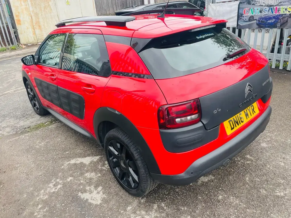 Used Citroën C4 Cactus Feel 110 HP (80 kW) 2016 Red Hatchback