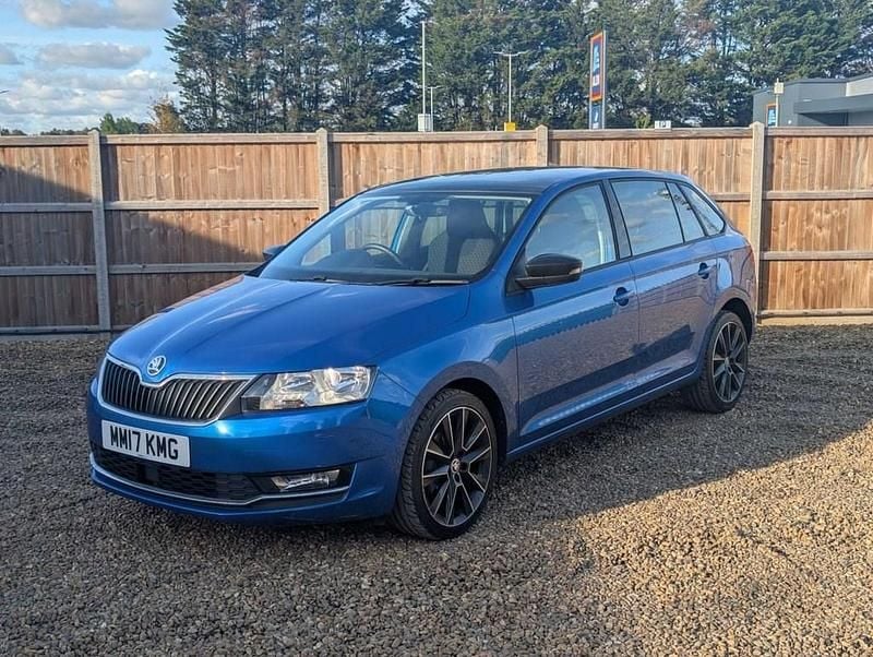 Blue Used 2017 Skoda Rapid Sport Hatchback | £8,400 (Fair price) - Image 1/4