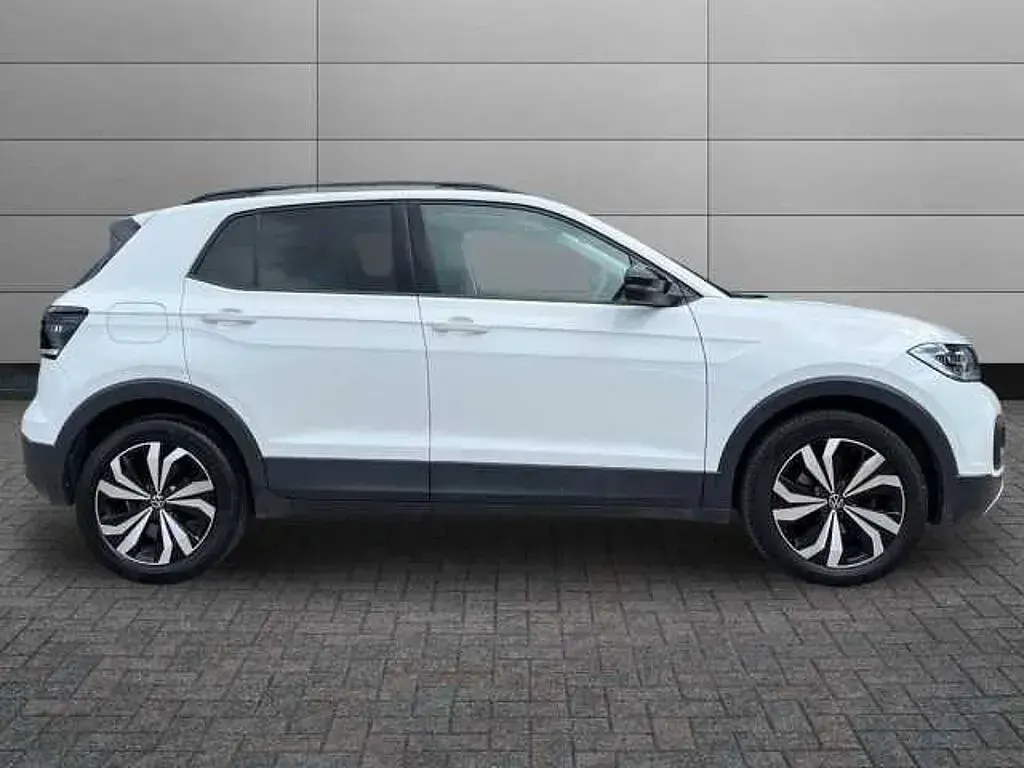 Used VW T-Cross Black Edition 110 HP (80 kW) 2023 White SUV