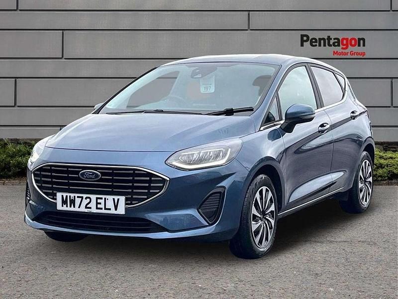 Used Ford Fiesta Titanium 99 HP (72 kW) 2023 Blue Hatchback