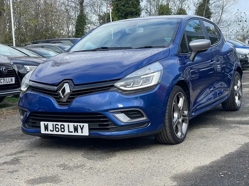 Used Renault Clio GT-Line 90 HP (66 kW) 2018 Blue Hatchback