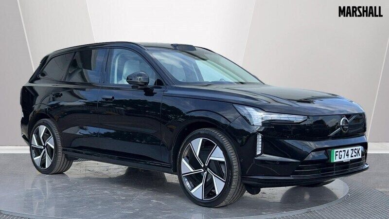 Metallic onyx black Used 2024 Volvo EX90 Performance SUV | £88,920 - Image 1/4