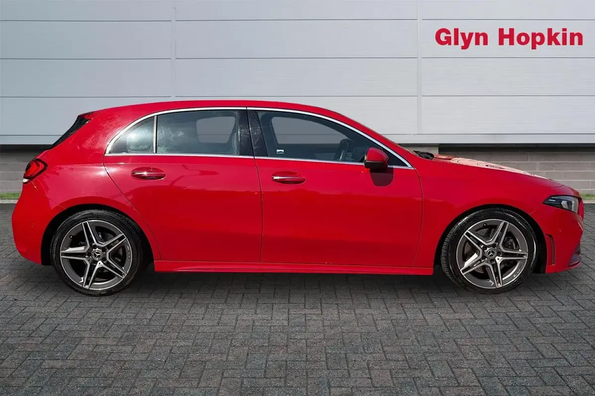 Used Mercedes A220 AMG Line Premium 190 HP (139 kW) 2019 Red Hatchback