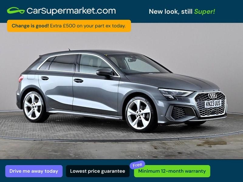 Used Audi A3 S-Line 2023 Grey Sedan
