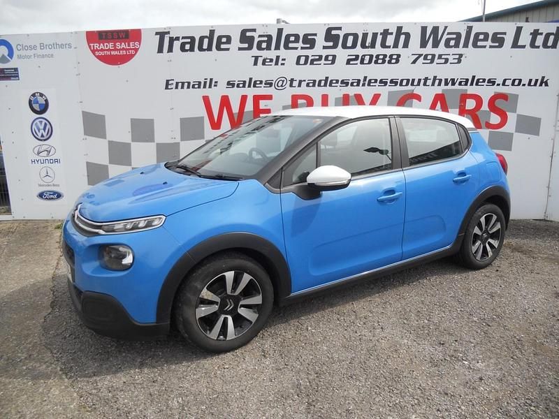 Used Citroën C3 Feel 2018 Blue Hatchback