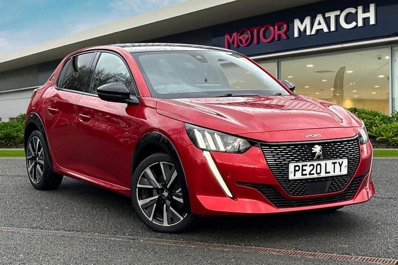Red Used 2020 Peugeot 208 GT-line Hatchback | £14,899 (A bit pricey) - Image 1/4