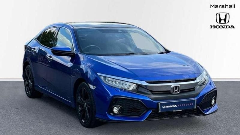 Blue Used 2019 Honda Civic Prestige Hatchback | £15,777 (Fair price) - Image 1/4
