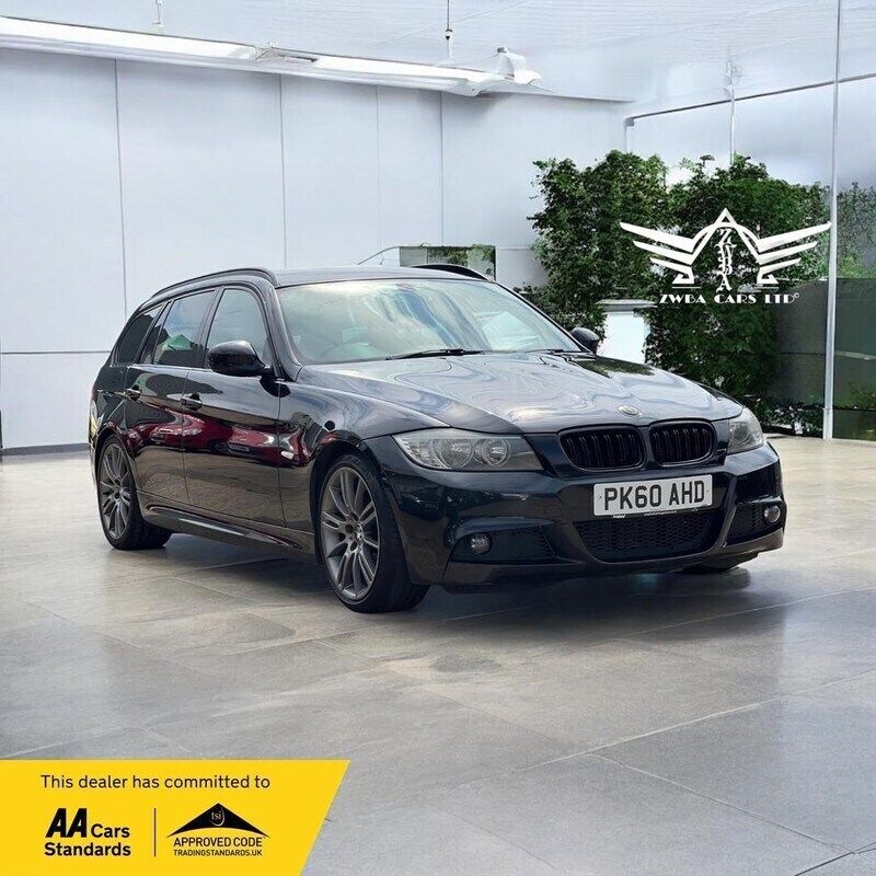 Black Used 2010 BMW 320 Sport Line Estate | £4,295 (A bit pricey) - Image 1/4
