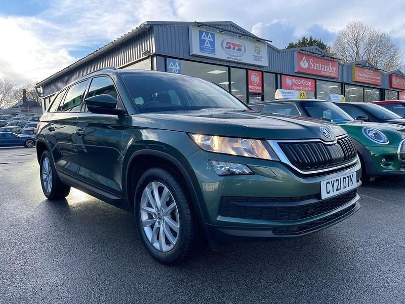Used Skoda Kodiaq SE 150 HP (110 kW) 2021 Green SUV