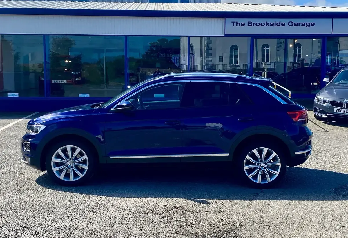 Used VW T-Roc SEL 150 HP (110 kW) 2019 Blue SUV