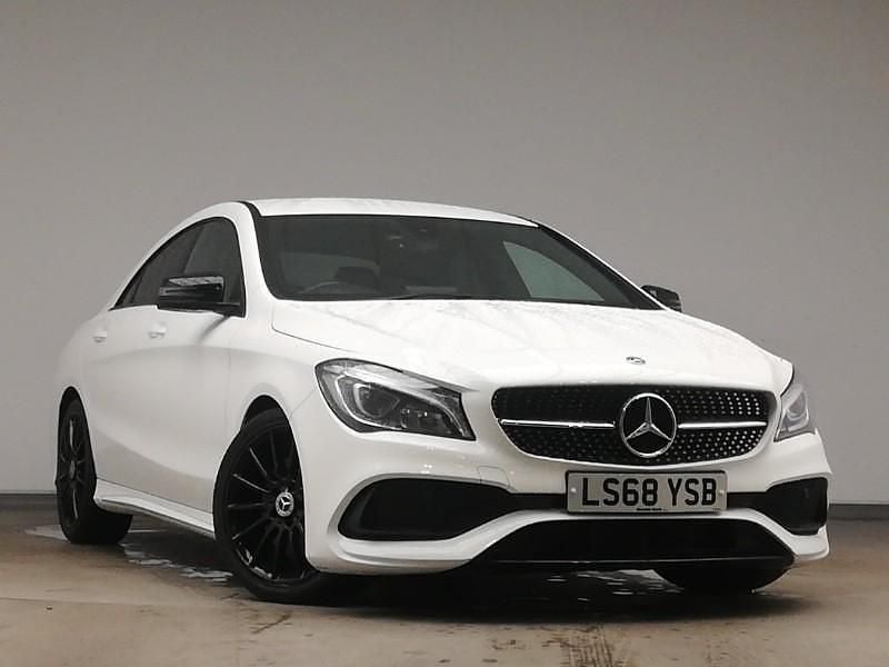 White Used 2018 Mercedes CLA220 AMG line Sedan | £16,998 (A bit pricey) - Image 1/4