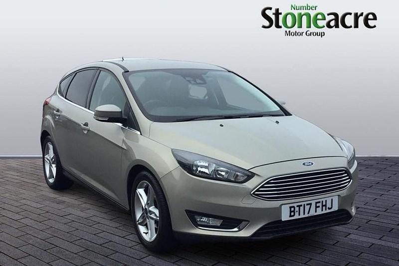 Silver Used 2017 Ford Focus Titanium Hatchback | £5,695 (Good price) - Image 1/1