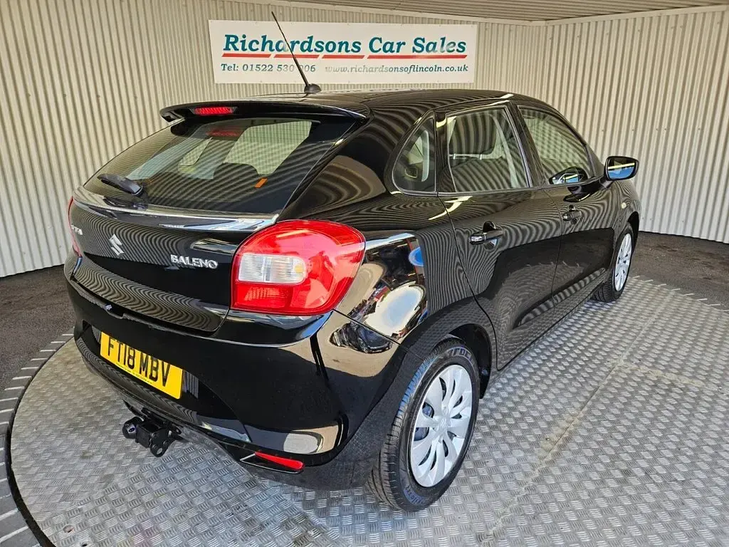 Used Suzuki Baleno SZ3 90 HP (66 kW) 2018 Black Hatchback