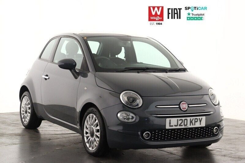 Grey Used 2020 Fiat 500 Lounge Hatchback | £8,499 (Fair price) - Image 1/3