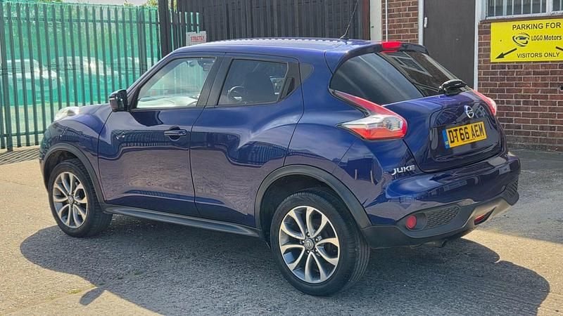 Usado Nissan Juke Tekna 2017 Azul SUV