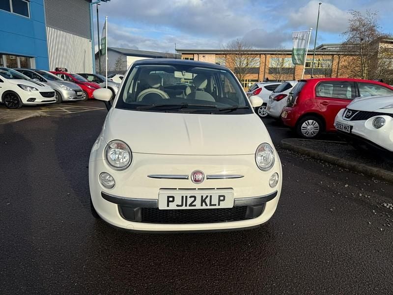Used Fiat 500 Lounge 69 HP (50 kW) 2012 White Hatchback