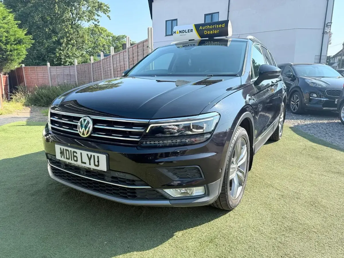 Used VW Tiguan SEL 2016 Black SUV