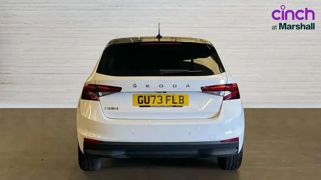 Used Skoda Fabia Colour Edition 95 HP (69 kW) 2023 Candy white black magic pearl effect Hatchback