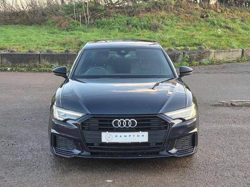 Used Audi A6 Black Edition 204 HP (150 kW) 2021 Blue Sedan