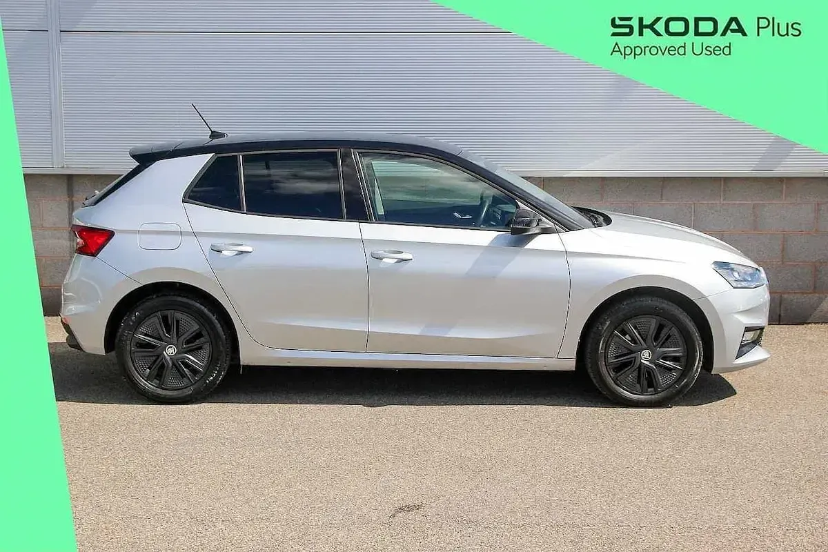 Used Skoda Fabia Colour Edition 113 HP (83 kW) 2024 Brilliant silver metallic black magic pearl effect Hatchback