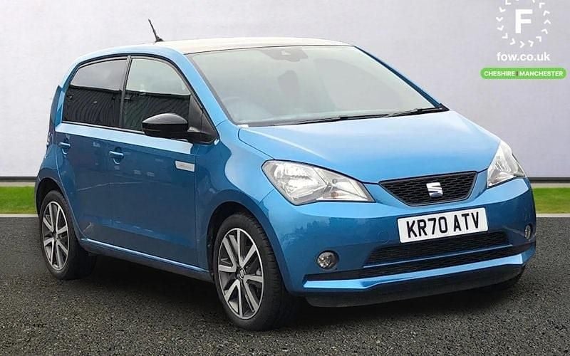 Used Seat Mii Electric 61 kW (83 HP) 2020 Blue Hatchback